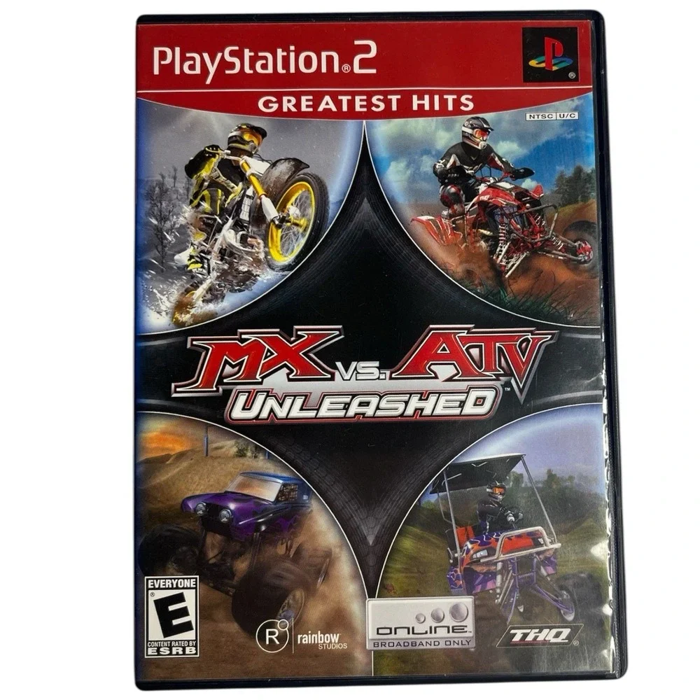 ATV Offroad Fury 2 MX Vs ATV PS2 PlayStation 2 Video Game Bundle Lot of 2